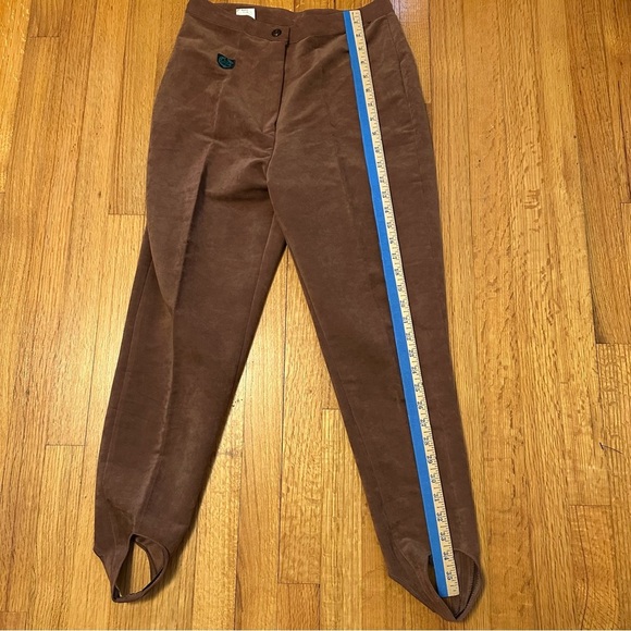 Rae Gurson Vintage Velvety Stirrup Pants-(30) approx S/6, black(j10 - Picture 3 of 15